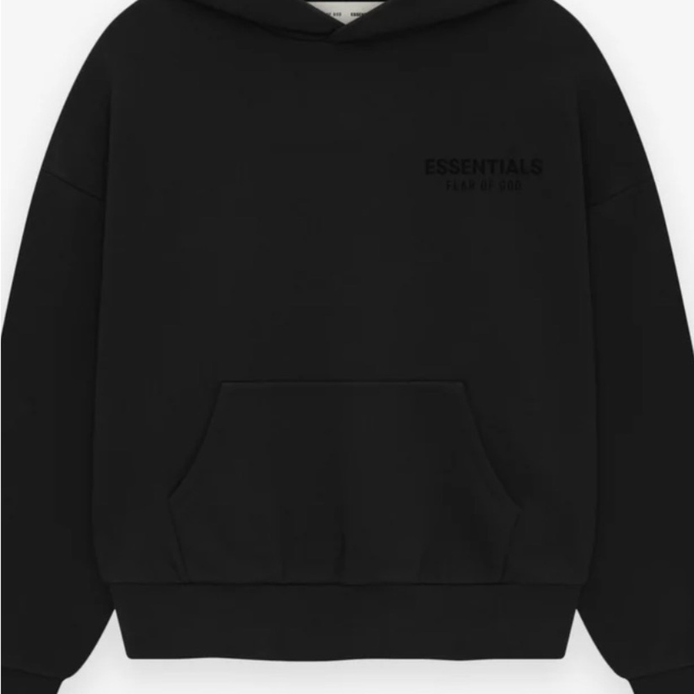 Essentials Black Hoodie